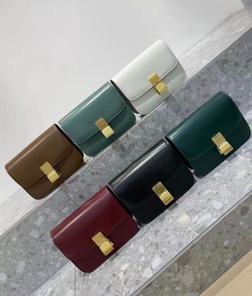 Women’s Genuine Shoulder Bag Small Square Bags Handbag Bags