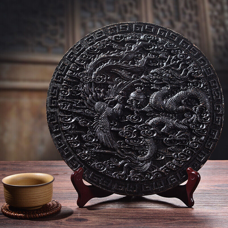 Aged Big Red Robe Tea Wuyi Mountains Dragon Phenix Da Hong Pao Black Tea Cake