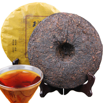 357g Premium Black Tea Ripe Pu-erh Tea Oldest Puer Tea Tree Puerh Tea Cooked Tea