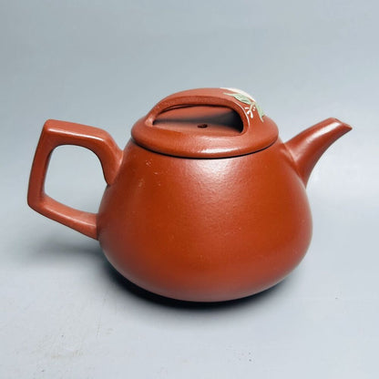 Vintage China Yixing Purple Clay Teapot Zisha Ceremony Painted Exquisite Tea Set