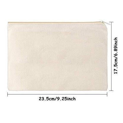 meekoo 16 Pack Multi-Purpose Cosmetics Bag with Large (Pack of 16), Beige