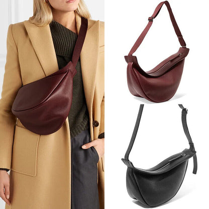 shoulder Bags Woman Wide Single Leather Chest Bags Woman Fashion