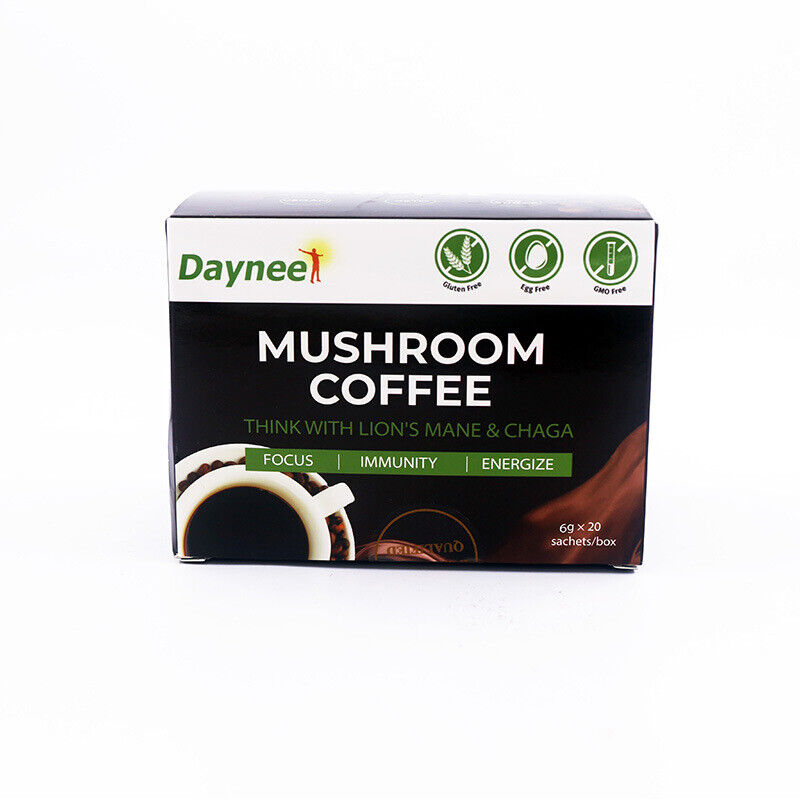 Hot Sell ! Mushroom Coffee 6 Grams * 20 Bags of Instant Mushroom Coffee