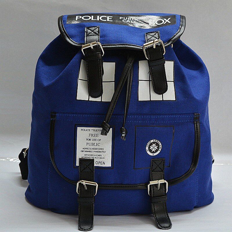 Shoulder Bag Backpack Unisex Double Straps Rucksack Knapsack 32*31*21 CM Canvas