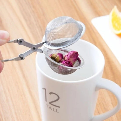Tea Infuser Stainless Steel Tea Filter Sphere Mesh Tea Strainer Handle Tea Ball