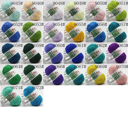 Hot Sale 50g Soft Bamboo Crochet Cotton Yarn Knitting Baby Knit Wool Yarn