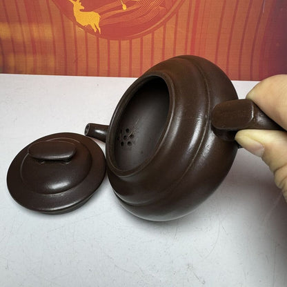 Vintage Chinese Yixing Purple Clay Teapot Zisha Ceremony Gift Teaware Exquisite