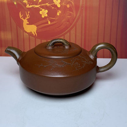 Vintage Chinese Yixing Purple Clay Teapot Zisha Ceremony Fashion Nice Teaware