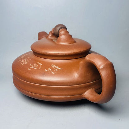 Vintage Chinese Yixing Purple Clay Teapot Zisha Ceremony Exquisite Teaware Rare