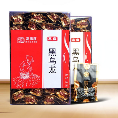 250g Oil Cut Black Oolong Tea Carbon Baked Oolong Tea Chinese Black Tea Bagged