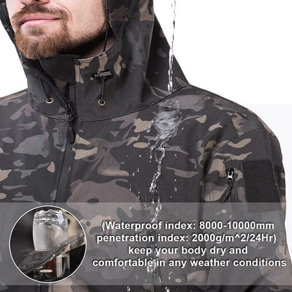 Jacket Shell Trainning Men Tactical Jackets+Pant Outdoor Army Hunting Suit