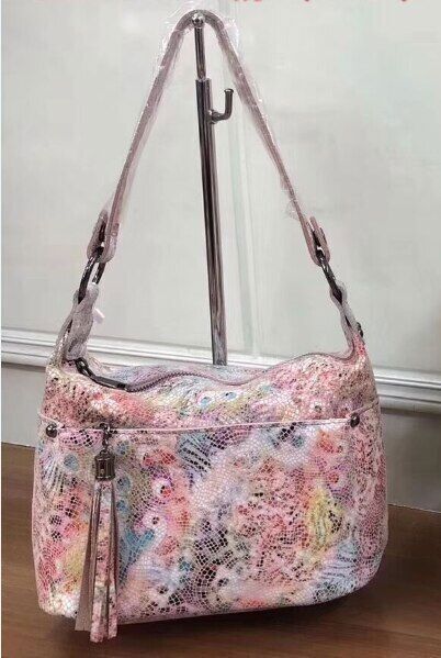 100% Real Leather Bags Women Genuine Leather Coating Colorful Handbags