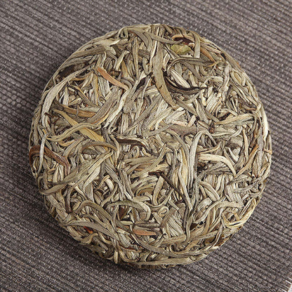 100g White Tea Small Cake Baihaoyinzhen White Tea Silver Needle Aged White Tea