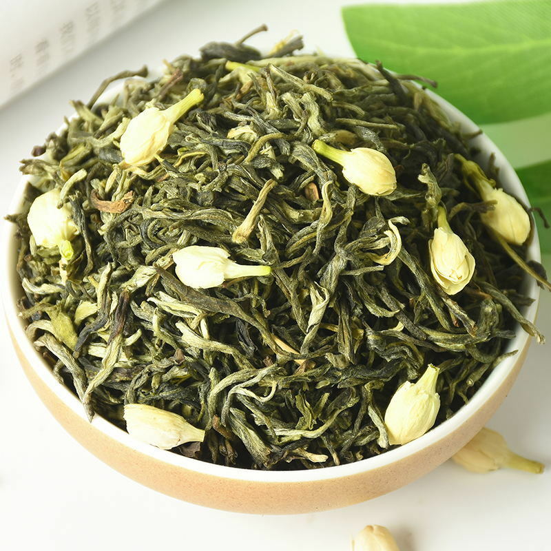 125g 2023 Chinese Green Tea Loose Leaf Dried Jasmine Tea Gift Pack