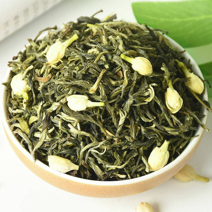 125g 2023 Chinese Green Tea Loose Leaf Dried Jasmine Tea Gift Pack