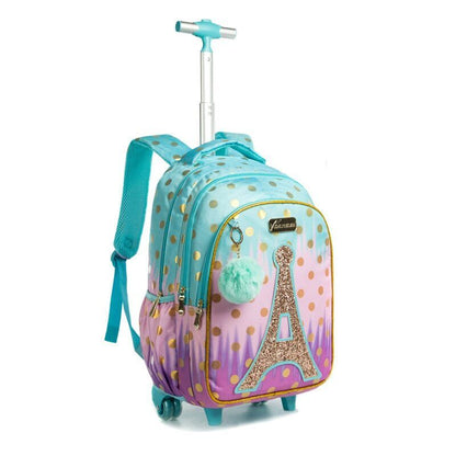 Children school Backpack Bag School Backpack Schoo Bag Wheels Kids Travel Bags