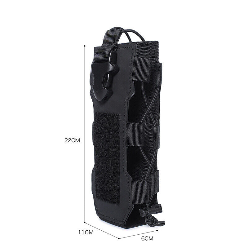Tactical Molle Water Bottle Pouch Outdoor Travel Kettle Bag Sport Bag Canvas