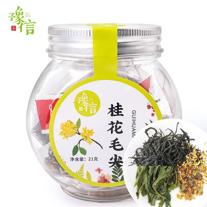 Yushin Guihua Mao Jian tea 豫信 桂花毛尖茶 三角包袋泡茶 桂花毛尖组合型花草茶