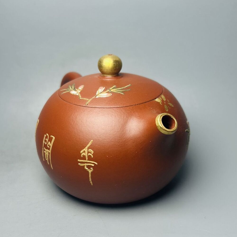 Vintage Chinese Yixing Purple Clay Teapot Zisha Ceremony Exquisite Teaware Rare