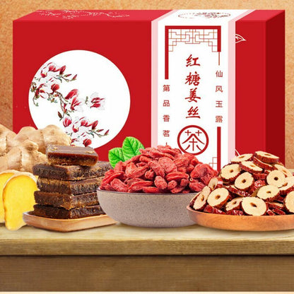 Natural Hongtangjiangsicha Brown Sugar Ginger Tea Healthcare 12g*10-