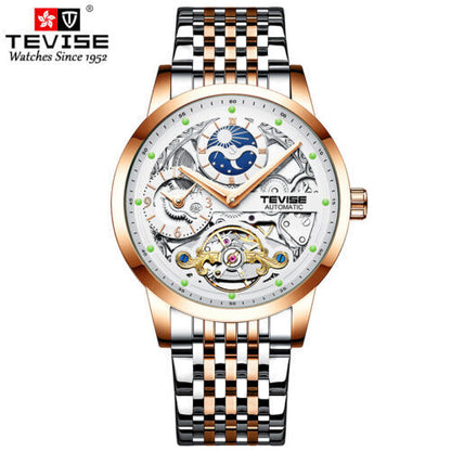 Tevez fashion men's fully automatic mechanical wrist watch