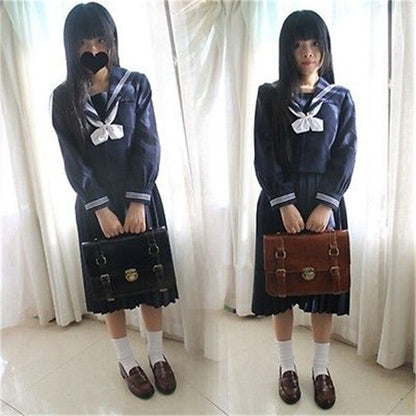Vintage Japanese JK Uniform Shoulder Bag School Bookbag Backpack Cosplay Handbag