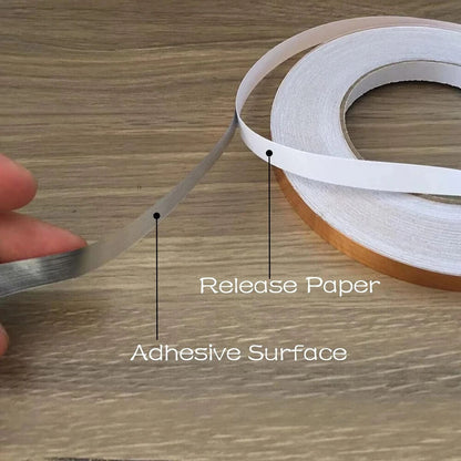 Sealing Foil Tape 50Meter Waterproof Gold Silver DIY Home Furniture Seam Sticker
