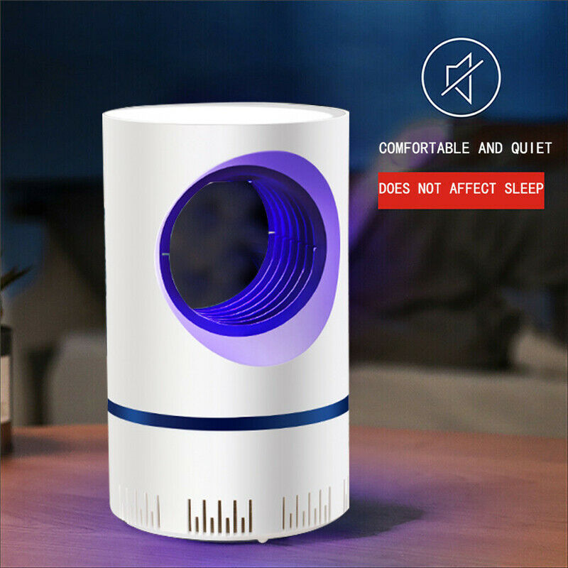 Hot Mosquito And Flies Killer Trap Suction Fan No Zapper Child Safe Catcher Lamp