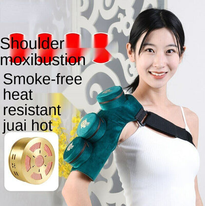 Wormwood Shoulder Arm Copper Moxibustion Box Portable Smokeless Moxa Pot 艾灸