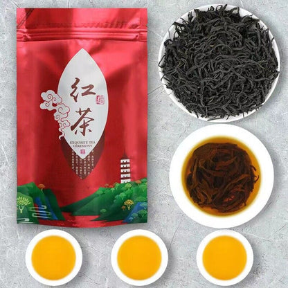 100g Wuyi Rock Tea Lapsang Souchong Black Tea Chinese Red Tea Oolong Tea Bagged