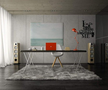 I Can Do All Things - metal Roots Decor - Christian Wall Decor - 14 inch(Black)