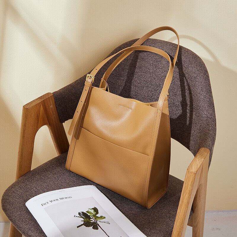 Fashion Women's Ladies Faux Leather Tote Bag Shopper Shoulder Bag Handbag Purse