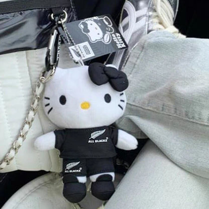 Hello Kitty Bag Pendant Doll Black Pendant All Black Keychain