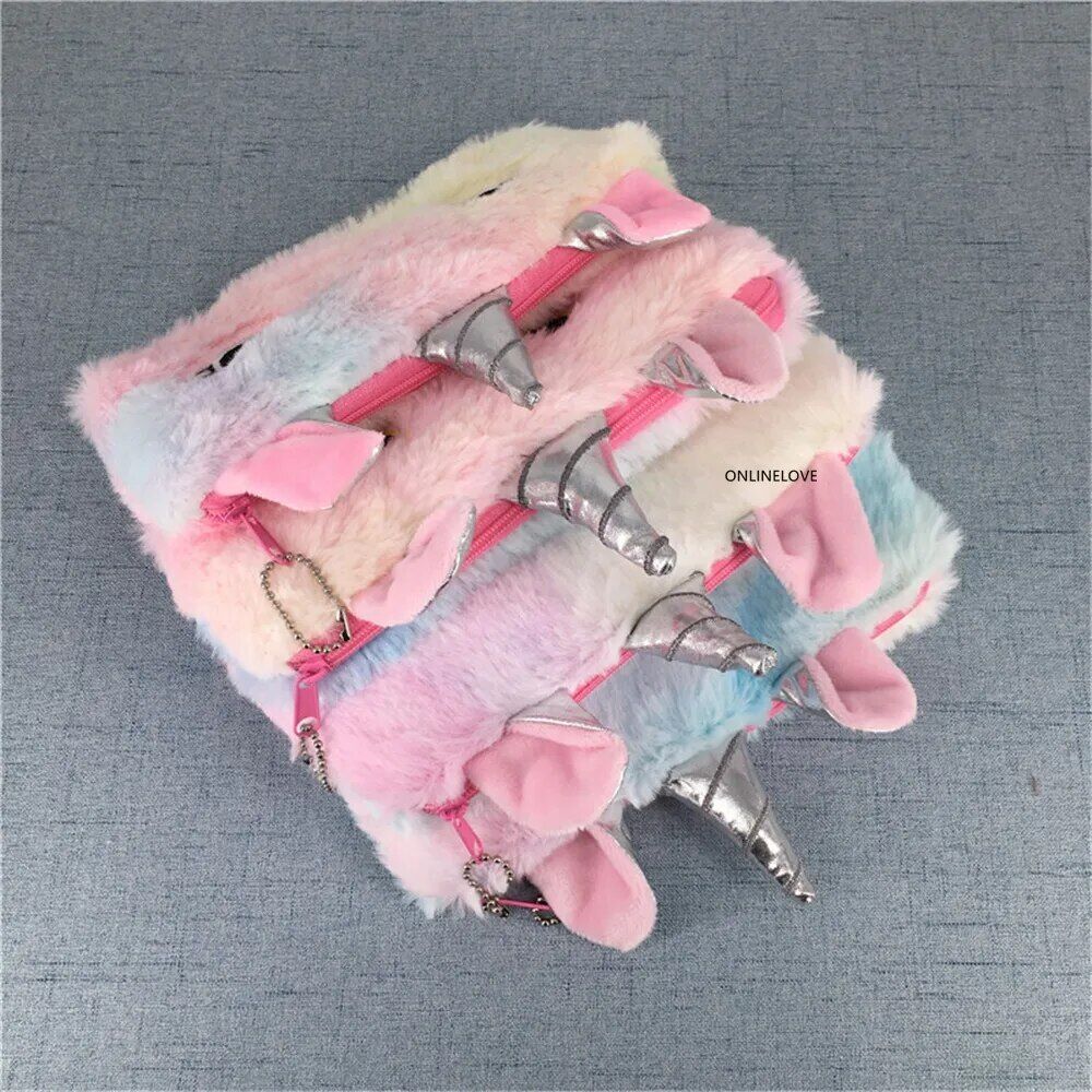 Tissue Pumping Storage Box Kawaii Plush Stuffed Doll Lovely Soft Unicorn Case