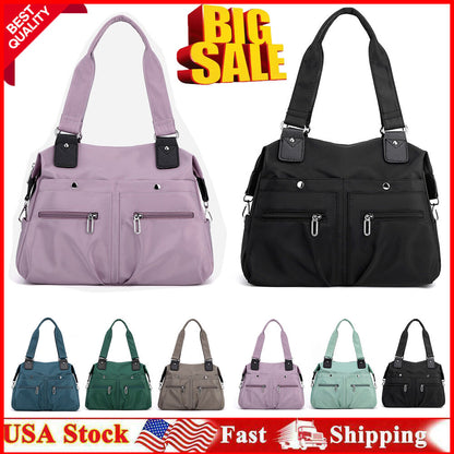 Crossbody Bags for Women Multi Pocket Shoulder Bag Nylon Travel Purse Tote Bag