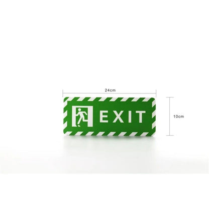 Exit Signs Acrylic UV Printing Letter Icon Logo Wall Safety Signage Board Plates