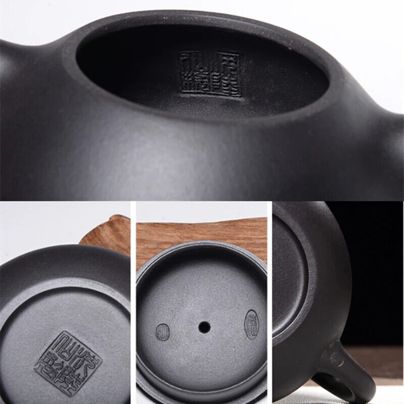 tea pot ball infuser holes Zen style real yixing zisha pot galaxy clay pot 8.8oz