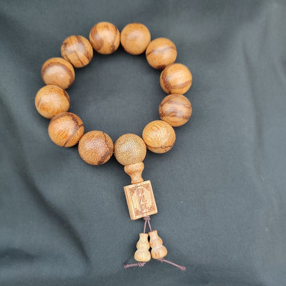 Vietnam Agarwood Hand String Wooden Bracelet Men Buddha Bead Gift Elastic Line