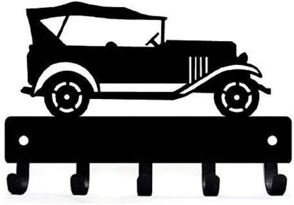 Classic Car #16 Key Rack Hanger - 6 Inch Wide/9 Inch Wide Metal Wall Art