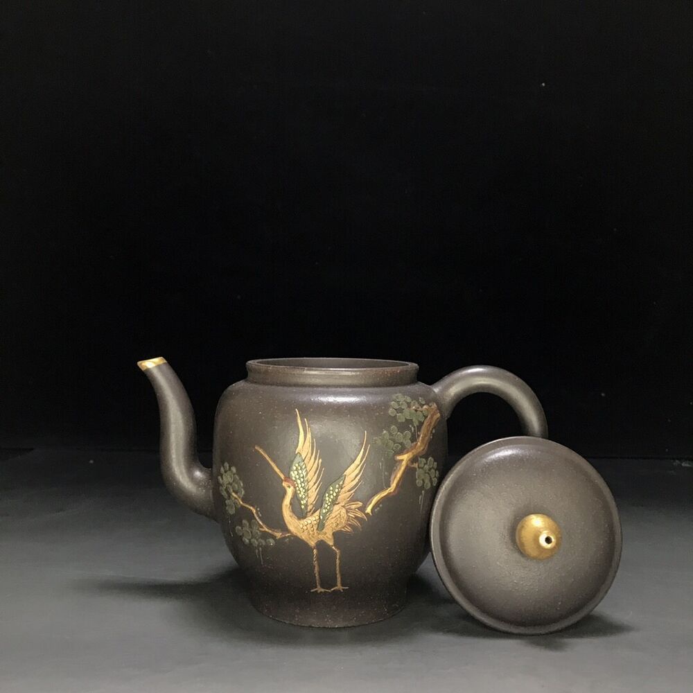 vintage chinese yixing purple clay teapot zisha ceremony teaware collection rare
