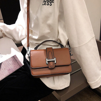 Women's Ladies Faux leather Travel Shopping Bag Purse Handbag Tote Shoulder Bag