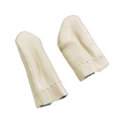 Thimble 5Pairs Cowhide Leather Finger Cot Protector DIY Index Guard Random Color