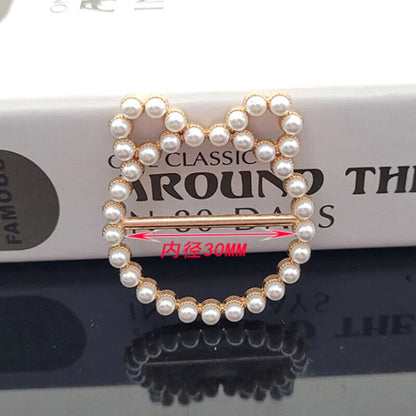 Dress Clip 2-6Pcs Metal Bead Shirt Corner Knott Artifact Waist Scarf Silk Buckle