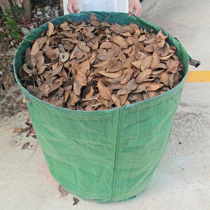 Reusable Garden Waste Bag 72 Gallon Waterproof Foldable Yard Leaf Lawn Trash Bag