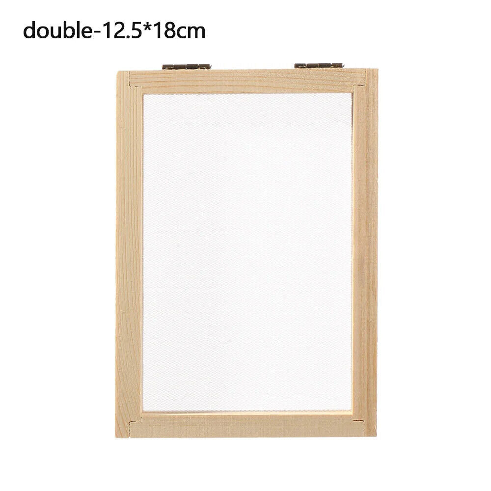 Paper Making Tool Multi-Size Wooden Mesh Mould Frame DIY Screen Handcrafting Kit
