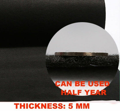Aisle Runners Wedding Black Carpet Rugs Hallway Party Decor Polyester 120x1000cm