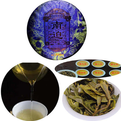 357g Yunnan Pu'er Tea 2022 Nanjiao Ancient First Spring Pu'er Raw Tea Cake Tea