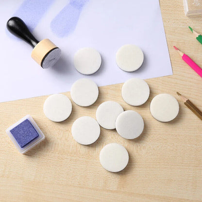 Scrapbooking Stamping Tool Round Domed Foam Refill Mini Ink Blending Jar 10-50Pc