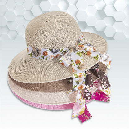 Summer Women Hats Wide Brim Sun Hats Straw Hat Sun Protection Ladies Panama Caps