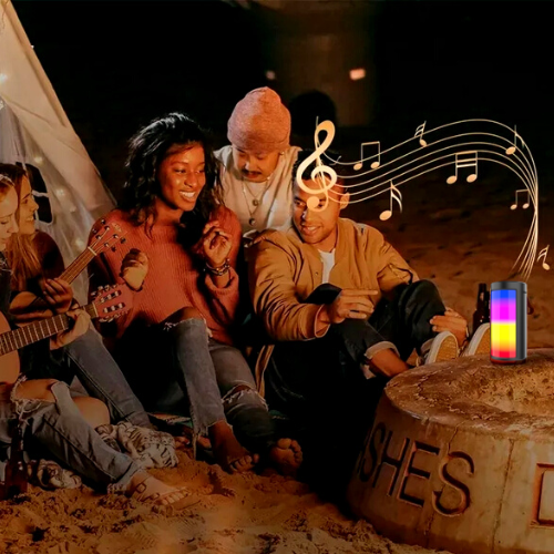 2023 Bocina Parlante Con Luces Inalambrico Con Bluetooth Bateria Recargable US